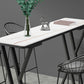 Modern Style Bistro Bar Table Rectangle Stone Top Bar Table for Dining Room Clearhalo 'Bar Furniture' 'Bar Tables' 'bar_tables' 'furn' 'furn_bar_tables' 'Furniture' 'Kitchen & Dining Furniture' 1200x1200_7ce9c88e-aa5a-4120-a690-b97429b1ad06