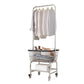 Stainless Steel Free Standing Hall Tree with Storage Basket Hall Stand for Living Room Clearhalo 'Entry & Mudroom Furniture' 'furn' 'furn_hall_tree_coat_racks' 'Furniture' 'Hall Trees & Coat Racks' 'hall_tree_coat_racks' 1200x1200_7cecce3f-bf34-4744-b497-0d40324173c0