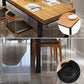 Lichte houten afwerking industriële eetgelegenheid set 1/2/5 pc's dennenhout dinette set