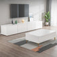 Contemporary Wood White TV Stand Console Enclosed Storage TV Media Stand for Living Room Clearhalo 'furn' 'furn_tv_stands_entertainment_centers' 'Furniture' 'Living Room Furniture' 'TV Stands & Entertainment Centers' 'TV Stands & Media Storage Furniture' 'tv_stands_entertainment_centers' 1200x1200_7cef86cd-4b74-4ace-a106-76cc7c67c538