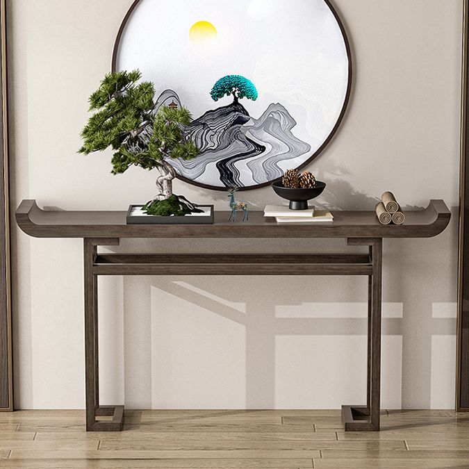 Modern Rectangular Console Table Wooden Console Sofa Table for Hall