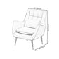 Scandinavian 30.7" Wide Accent Armchair with Basic Four Legs and Tufted Back Clearhalo 'Accent Chairs' 'accent_chairs' 'Chairs & Seating' 'Furniture' 'furniture_accent_chairs' 'Living Room Furniture' 1200x1200_7cf2ee9a-d751-4818-ad94-f741adfa81ff