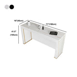 Modern Style Dining Bar Counter Table Rectangle Table for Kitchen Clearhalo 'Bar Furniture' 'Bar Tables' 'bar_tables' 'furn' 'furn_bar_tables' 'Furniture' 'furniture_bar_tables' 'Kitchen & Dining Furniture' 1200x1200_7cf64e73-c038-4886-8e7b-4855ee8bae1a