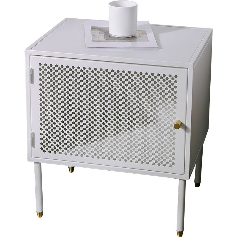 2 étagères Accent Table Table table de nuit en métal moderne, 19,7 "de haut