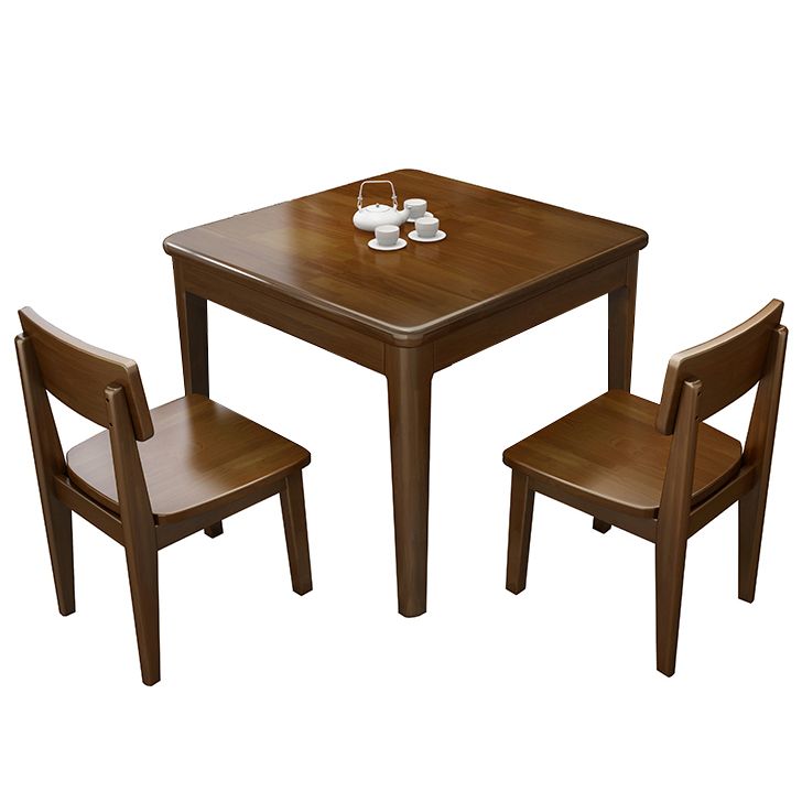 Simple Solid Wood Standard Dining Table Square Shape Kitchen Dining Table with 4 Legs Base Clearhalo ' dining_table' 'Dining Tables & Seating' 'Dining Tables' 'furn' 'furn_dining_table' 'Furniture' 'furniture_dining_table' 'Kitchen & Dining Furniture' 'kitchen&dining_furn' 'kitchen' 'kitchen_dining_table' 1200x1200_7cf9159c-3658-4185-98d6-83f83c0ffa0b