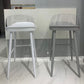 Modern Armless Backrest Counter Stool Iron Cafe Bar Stool with Acrylic Seat and Pedal Clearhalo 'Bar Furniture' 'Bar Stools' 'bar_stools' 'furn' 'furn_bar_stools' 'Furniture' 'furniture_bar_stools' 'Kitchen & Dining Furniture' 1200x1200_7cf9bd99-fa29-4257-a070-177436b0d1d5