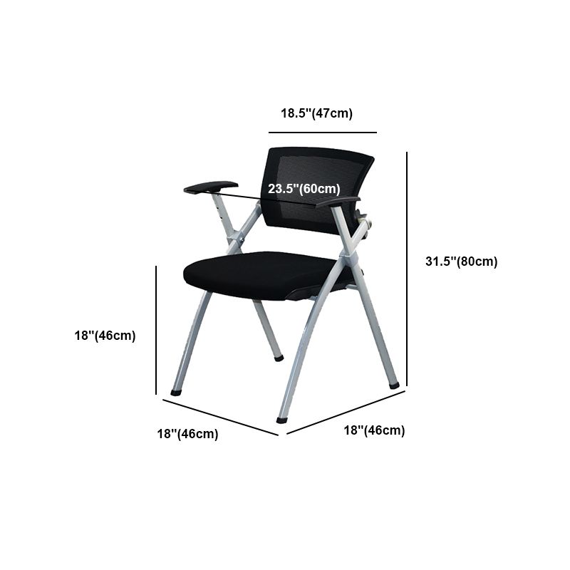 Modern Low Back Office Chair Gray Frame with Breathable AirGrid Conference Chair Clearhalo 'furn' 'furn_office_chair' 'Furniture' 'Office Chairs' 'Office Furniture' 'office_chair' 1200x1200_7cfac04e-8762-43cb-b151-c96a8f780121
