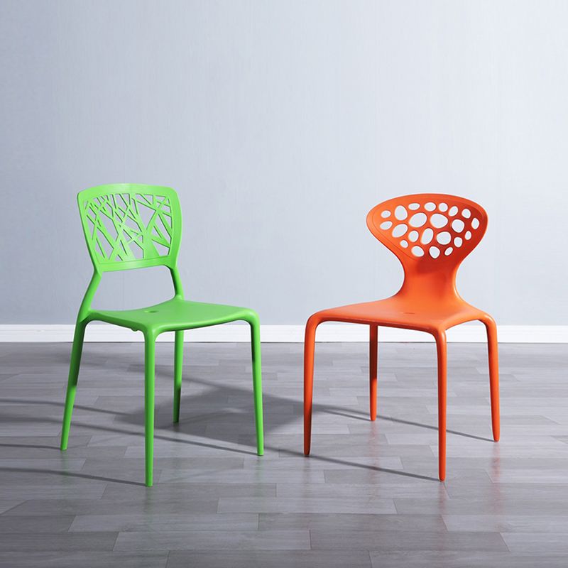 Scandinavian Plastic Kitchen and Dining Room Chair Open Back Dining Side Chair Clearhalo 'Dining Chairs' 'Dining Tables & Seating' 'dining_chair' 'furn' 'furn_dining_chair' 'Furniture' 'furniture_dining_chair' 'Kitchen & Dining Furniture' 1200x1200_7cfbf849-1d0b-4c23-a314-4d2ef0da6568