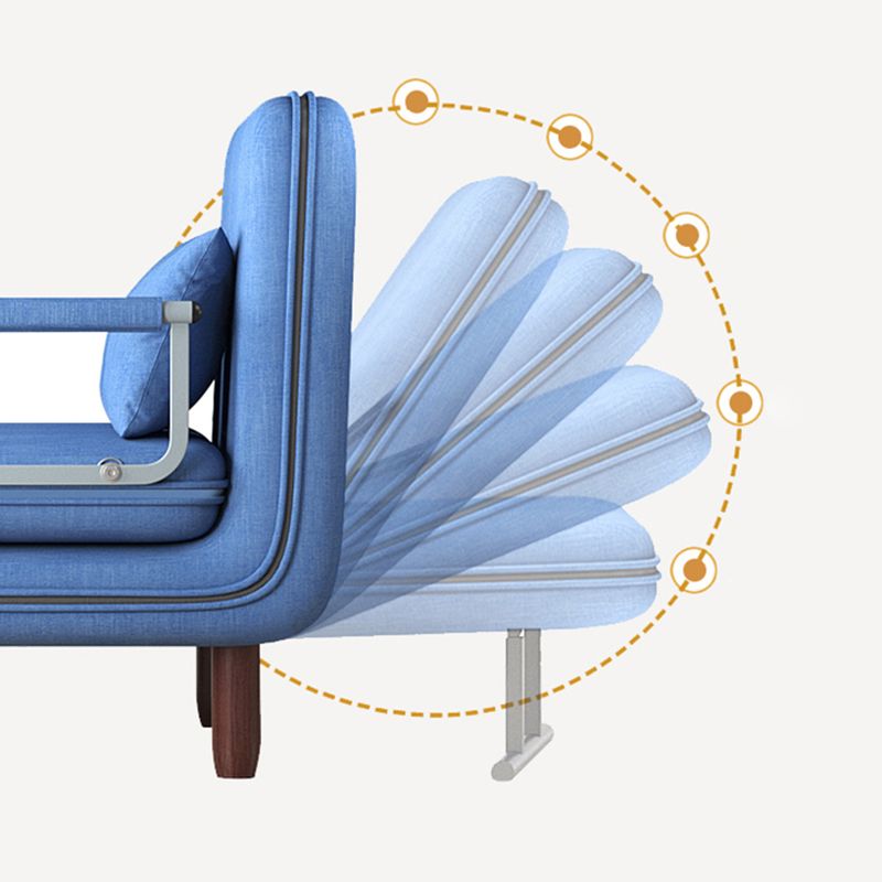 Contemporary Foldable Futon Sleeper Metal Futon and Mattress Clearhalo 'furn' 'furn_futons' 'Furniture' 'Futons & Daybeds' 'Futons' 'Living Room Furniture' 1200x1200_7cfccf8b-5ddf-4a00-9a33-f78973cca380