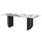 Modern 1/5/6/7 Pieces Dining Set Rectangle Stone Dining Table for Dining Room