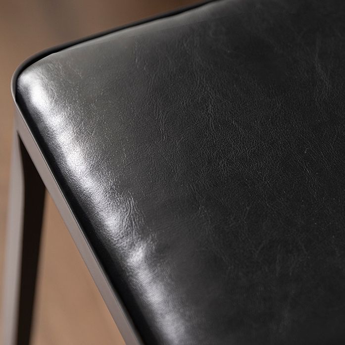 Modern Style Counter Stool Square Low Back Bar Stool for Indoor