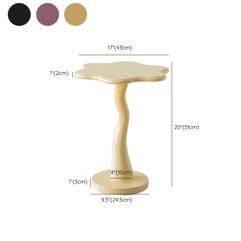 20" Tall Irregular Side Table Pedestal Solid Wood End Table Set Clearhalo 'Coffee & Accent Tables' 'End & Side Tables' 'end_side_tables' 'furn' 'furn_end_side_tables' 'Furniture' 'Living Room Furniture' 1200x1200_7cfe18ff-257a-4a9e-8a5c-77113dc90a39