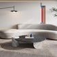 Tropical Round Cocktail Table Glass Pedestal Single Coffee Table Clearhalo 'Coffee & Accent Tables' 'Coffee Tables' 'coffee_tables' 'furn' 'furn_coffee_tables' 'Furniture' 'Living Room Furniture' 1200x1200_7cff0252-81e9-4c2c-87f6-44b3ffa671f0