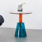 Contemporary Glass Pedestal Round Living Room Glass Top Side Table Clearhalo 'Coffee & Accent Tables' 'End & Side Tables' 'end_side_tables' 'furn' 'furn_end_side_tables' 'Furniture' 'Living Room Furniture' 1200x1200_7cff61ac-c680-4761-bc47-f13509562dce