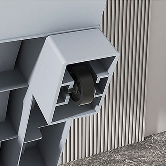 Gabinete de vestuario con bisagras gabinete de almacenamiento de plástico moderno para el hogar