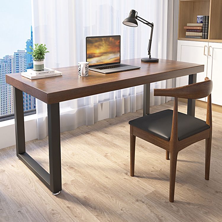 Industrial Sled Base Writing Desk Rectangular Solid Wood Office Desk Clearhalo 'furn' 'furn_office_desk' 'Furniture' 'furniture_office_desk' 'Office Desks' 'Office Furniture' 'office_desk' 1200x1200_7d034cdf-cb56-4117-9bdf-c6a2dded4402