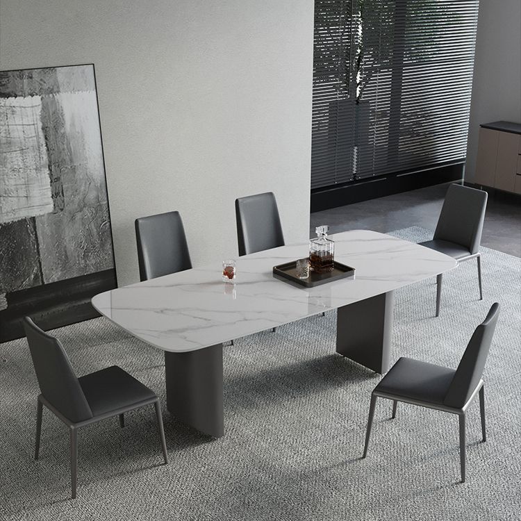 Industrial Upholstered Armless Chair Kitchen Parsons Dining Chair