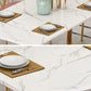 Marble Dining Site Table Traditional Luxury Rectangle Dining Table for Kitchen Home Clearhalo ' dining_table' 'Dining Tables & Seating' 'Dining Tables' 'furn' 'furn_dining_table' 'Furniture' 'furniture_dining_table' 'Kitchen & Dining Furniture' 'kitchen&dining_furn' 'kitchen' 'kitchen_dining_table' 1200x1200_7d0683e0-db0f-4f4e-813a-dfb93a0e5823