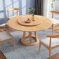 Round Table Solid Wood Table with Turntable for Home and Kitchen Clearhalo 'Dining Tables & Seating' 'Dining Tables' 'dining_table' 'furn' 'furn_dining_table' 'Furniture' 'Kitchen & Dining Furniture' 1200x1200_7d070384-23de-4d1d-81ac-ccbd6410a581