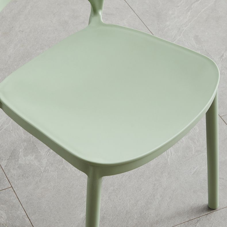 Home Nordic Stackable Side Chair Open Back Plastic Kitchen Dining Room Chair Clearhalo ' kitchen&dining_furn' 'Dining Chairs' 'Dining Tables & Seating' 'dining_chair' 'furn' 'furn_dining_chair' 'Furniture' 'furniture_dining_chair' 'Kitchen & Dining Furniture' 'kitchen' 1200x1200_7d07ddb9-70ad-487d-aad5-35578a7d7c02