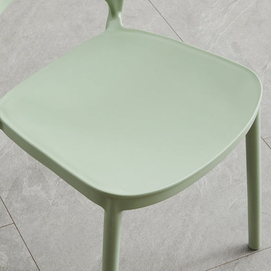 Home Nordic Stackable Side Chair Open Back Plastic Kitchen Dining Room Chair Clearhalo ' kitchen&dining_furn' 'Dining Chairs' 'Dining Tables & Seating' 'dining_chair' 'furn' 'furn_dining_chair' 'Furniture' 'furniture_dining_chair' 'Kitchen & Dining Furniture' 'kitchen' 1200x1200_7d07ddb9-70ad-487d-aad5-35578a7d7c02