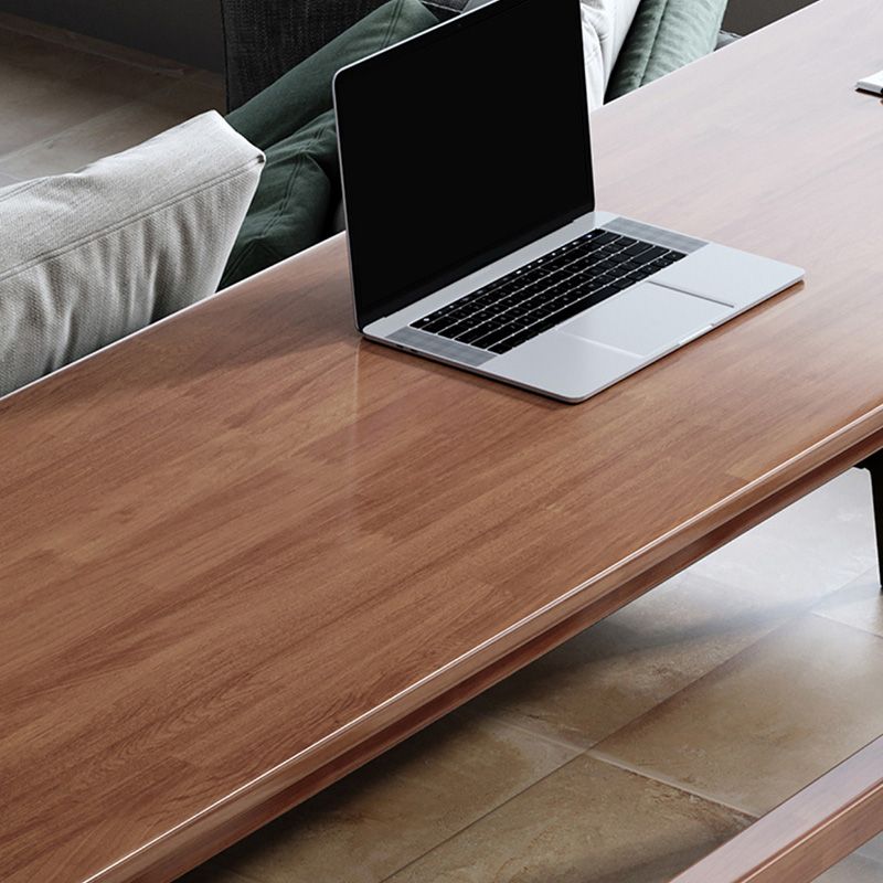 Modern Indoor Bar Dining Table Rectangle Trestle Wood Bar Table Clearhalo 'Bar Furniture' 'Bar Tables' 'bar_tables' 'furn' 'furn_bar_tables' 'Furniture' 'Kitchen & Dining Furniture' 1200x1200_7d0a323d-0b34-4de9-86fa-a0eeef5e1f0d