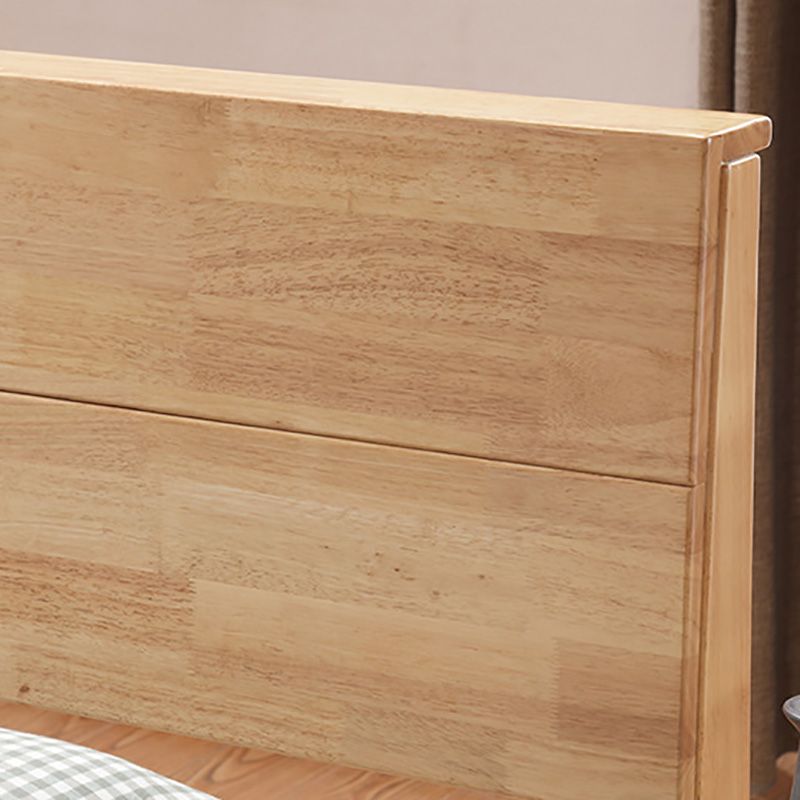 Marco de cama baja de la cama de la reina del goma escandinava y el panel rey con cabecera