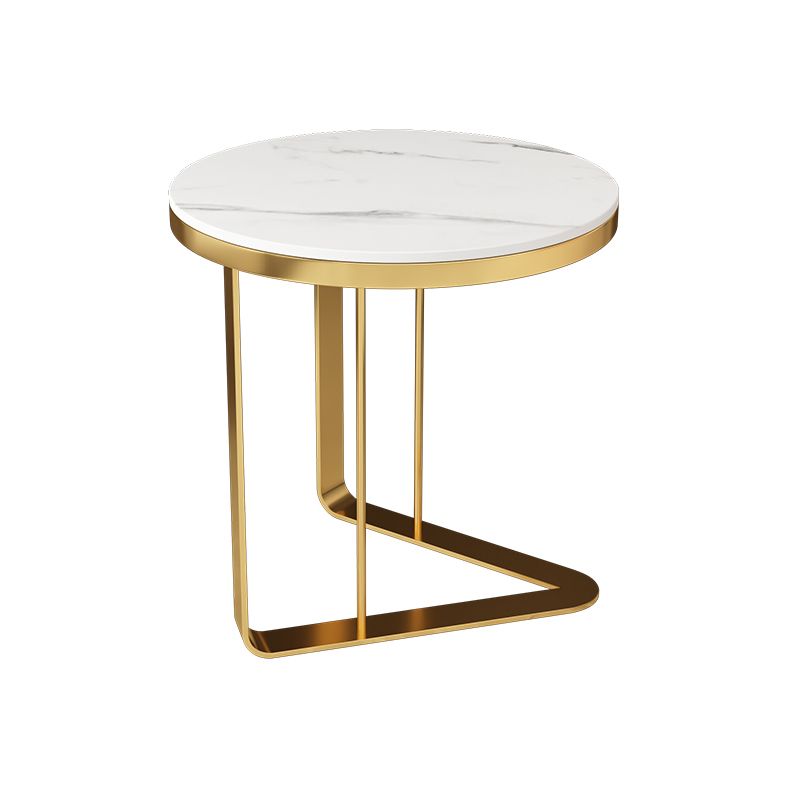 Tavolo laterale in ardesia rotondo della metà del secolo tavolo da piedistallo lussuoso