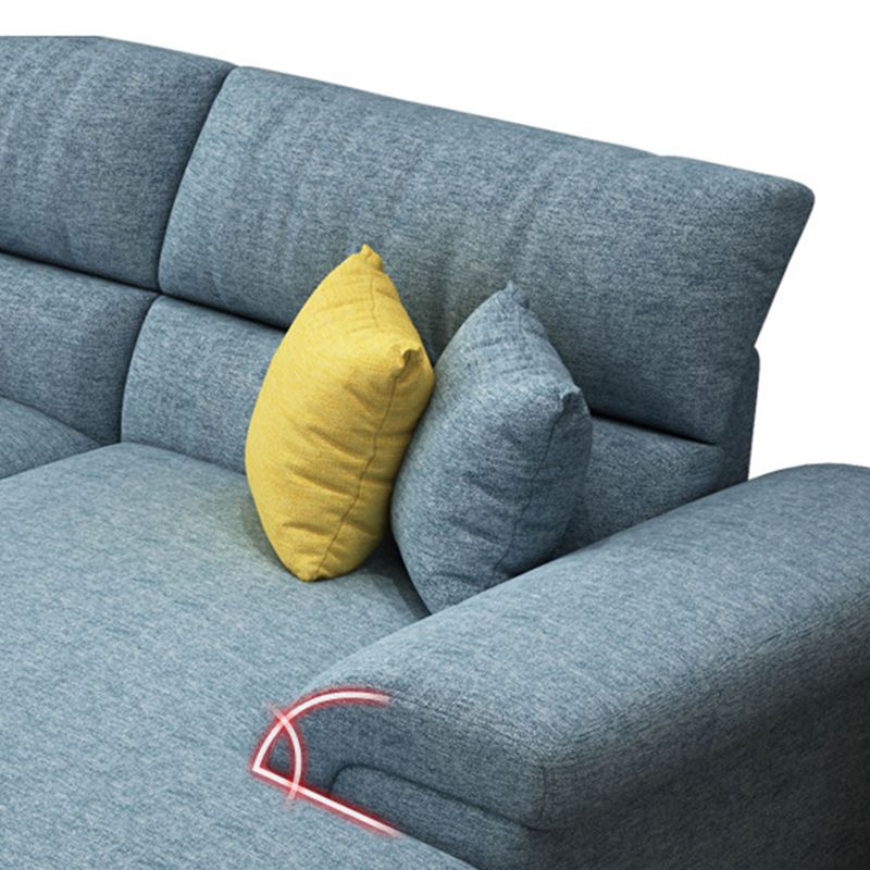 Divano sezionale a 4 posti stazionario, braccio superiore cuscino 138 "divano sezionale