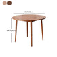 Round Furniture Contemporary Style Solid Wood Dining Room Collection with 4 Legs Clearhalo 'Dining Tables & Seating' 'Dining Tables' 'dining_table' 'furn' 'furn_dining_table' 'Furniture' 'furniture_dining_table' 'Kitchen & Dining Furniture' 'kitchen' 'kitchen_dining_table' 1200x1200_7d116768-1b0b-4455-b98e-5ed3455fac48