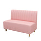 Gold Contemporary Glam Sofa 47.27"D x 25.59"W x 33.46"H 2-seat Sofa for Restaurant Clearhalo 'furn' 'furn_sofas' 'Furniture' 'furniture_sofas' 'kitchen' 'kitchen_sofas' 'Living Room Furniture' 'Sofa' 'sofas' 1200x1200_7d161cb7-7fca-49e5-a19d-70736f3776cd