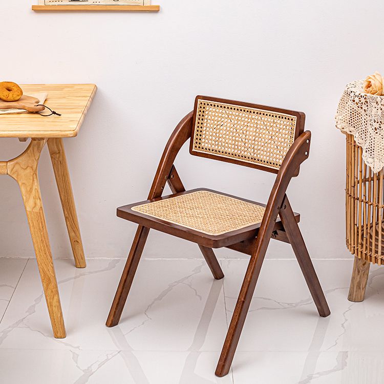 Minimalist Solid Wood Kitchen Dining Folding Side Chair Opening Back Folding Side Chair Clearhalo ' kitchen&dining_furn' 'Dining Chairs' 'Dining Tables & Seating' 'dining_chair' 'furn' 'furn_dining_chair' 'Furniture' 'furniture_dining_chair' 'Kitchen & Dining Furniture' 'kitchen' 1200x1200_7d17517f-6b6e-40eb-bf09-e09b97f92d05
