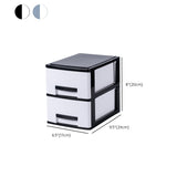 Archivo de plástico Archivo vertical de cajones modernos Archivo para la oficina en casa