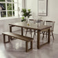 Solid Wood Brown Tone Table Simplicity Sled Base Table for Dining Room Clearhalo ' dining_table' 'Dining Tables & Seating' 'Dining Tables' 'furn' 'furn_dining_table' 'Furniture' 'furniture_dining_table' 'Kitchen & Dining Furniture' 'kitchen&dining_furn' 'kitchen' 'kitchen_dining_table' 1200x1200_7d1ab430-5686-4ea0-967a-98c1326f2c26