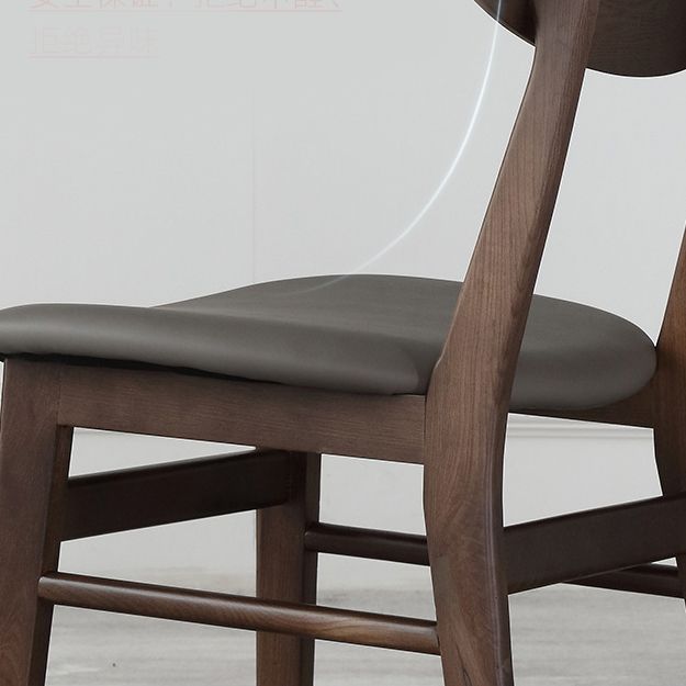 Solid Wood Side Chair Open Back Contemporary Kitchen Dining Chair Clearhalo 'Dining Chairs' 'Dining Tables & Seating' 'dining_chair' 'furn' 'furn_dining_chair' 'Furniture' 'Kitchen & Dining Furniture' 1200x1200_7d1c9f8d-9f94-460e-b409-5d6e7a2ef692