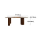 Mesa de comedor de madera maciza de pino mesa de comedor ovalada moderna para cocina