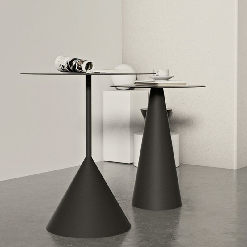 Mid-Century Modern Cocktail Table Pedestal Metal Round Coffee Table Clearhalo 'Coffee & Accent Tables' 'Coffee Tables' 'coffee_tables' 'furn' 'furn_coffee_tables' 'Furniture' 'Living Room Furniture' 1200x1200_7d22aa1a-8040-4725-ac02-44cfc8c5fb7b