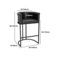 1/2/3 Pieces Industrial Black Bar Table Set Round Bistro Set with Solid Back Stools Clearhalo 'Bar Furniture' 'furn' 'furn_home_bar_bar_sets' 'Furniture' 'Home Bars & Bar Sets' 'home_bar_bar_sets' 'Kitchen & Dining Furniture' 1200x1200_7d25ad06-ba0f-4880-ba4f-2043bb721def