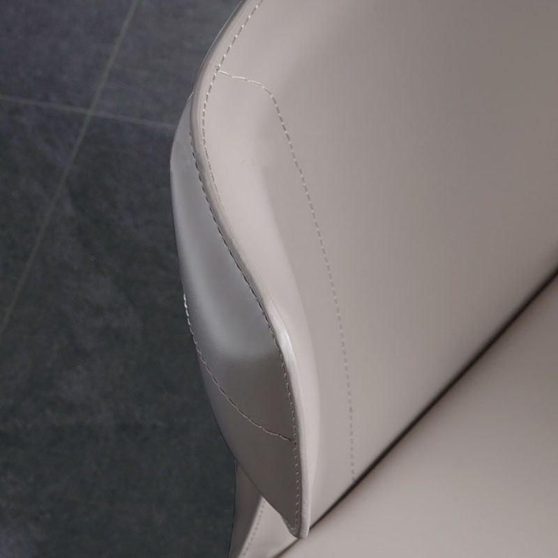Modern Leather Dining Room Chair Armless Wingback Side Chair for Home Use Clearhalo ' kitchen&dining_furn' 'Dining Chairs' 'Dining Tables & Seating' 'dining_chair' 'furn' 'furn_dining_chair' 'Furniture' 'furniture_dining_chair' 'Kitchen & Dining Furniture' 'kitchen' 1200x1200_7d25e338-8970-467d-a9fd-2ec1a7c33025