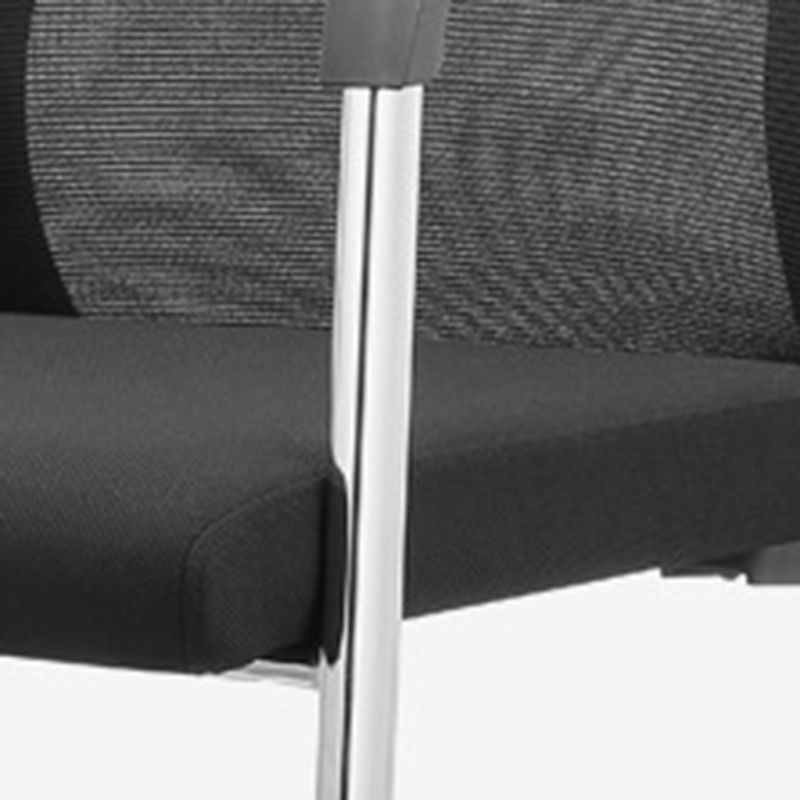 Contemporary Desk Chair No Wheels Mid Back Home Office Chair Clearhalo 'furn' 'furn_office_chair' 'Furniture' 'Office Chairs' 'Office Furniture' 'office_chair' 1200x1200_7d26ac7a-e955-414f-b8df-ee0b2b0796da