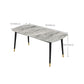 Industrial Dining Rectangle Table Sintered Stone Table with Metal Legs for Home Clearhalo 'Dining Tables & Seating' 'Dining Tables' 'dining_table' 'furn' 'furn_dining_table' 'Furniture' 'Kitchen & Dining Furniture' 1200x1200_7d26fd03-3534-415c-b7ba-dba2f623c022