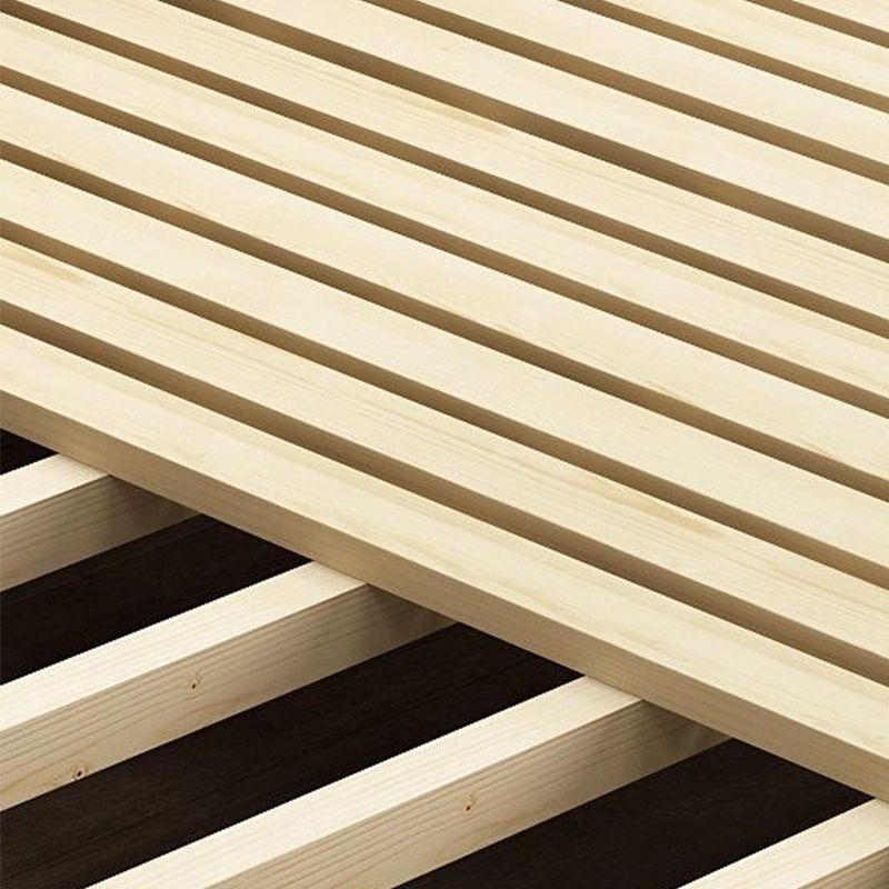 Crame de lit contemporain de 84,65 pouces de large avec tête de lit avec tête de lit