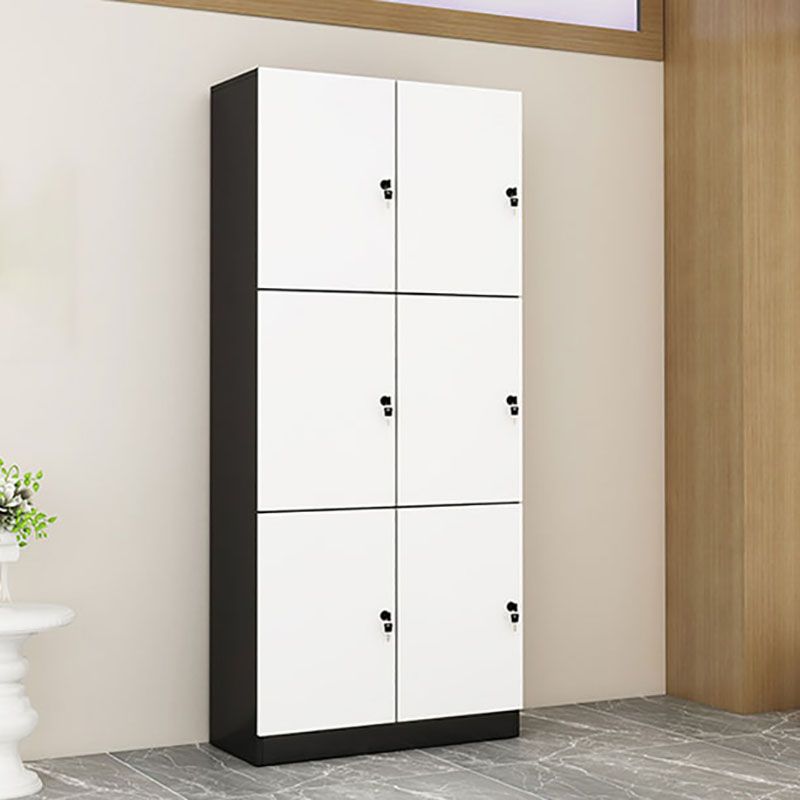 Gabinete de almacenamiento de acabado mate de madera fabricada para el baño