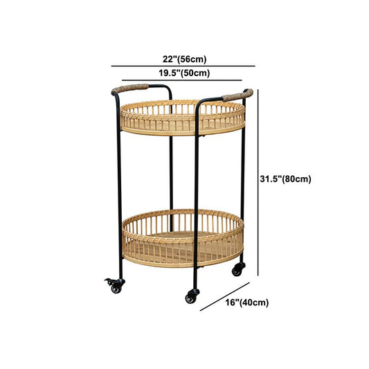 Tavolo di accento laterale di divano in stile scandinavo