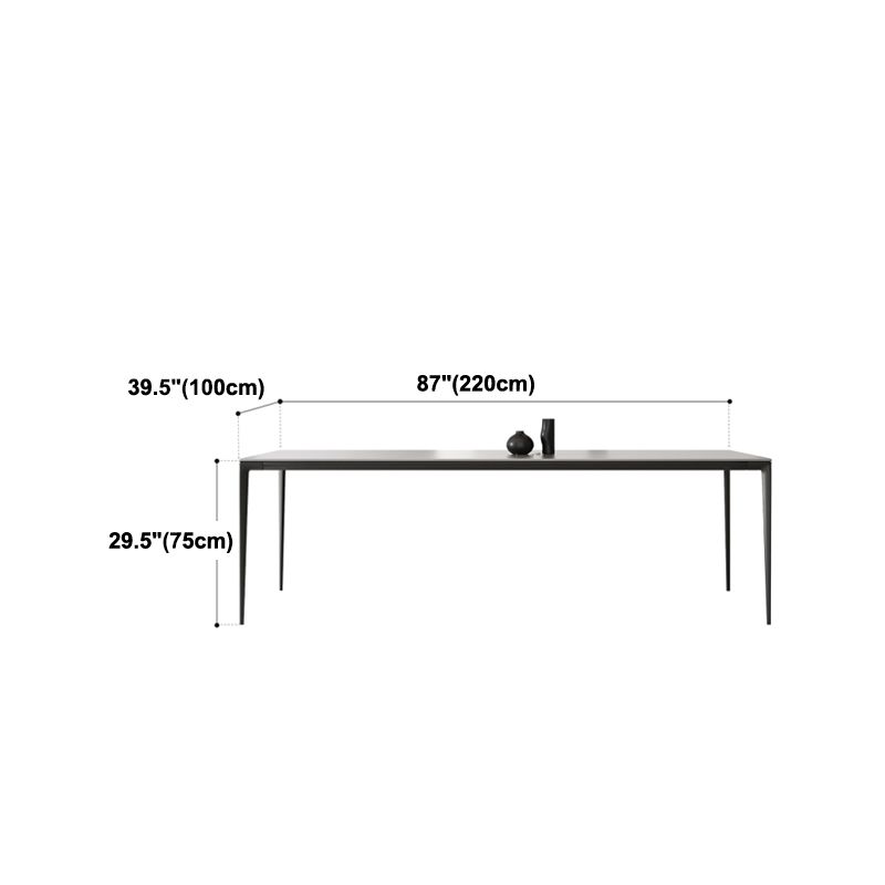Designer Style 1/2/4/5 Pieces Dining Set Sintered Stone Dining Table with Leather Chairs Clearhalo 'Dining Room Sets' 'Dining Tables & Seating' 'dining_room_set' 'furn' 'furn_dining_room_set' 'Furniture' 'furniture_dining_room_set' 'Kitchen & Dining Furniture' 1200x1200_7d2ad0af-62c7-477a-9f73-eef6c35895b8