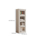 Wooden Standard Bookshelf Contemporary White Bookcase with Doors Clearhalo 'Bookcases' 'furn' 'furn_bookcases' 'Furniture' 'Office Furniture' 1200x1200_7d2cfe68-ab01-473e-bd75-bc127f6e4ad7
