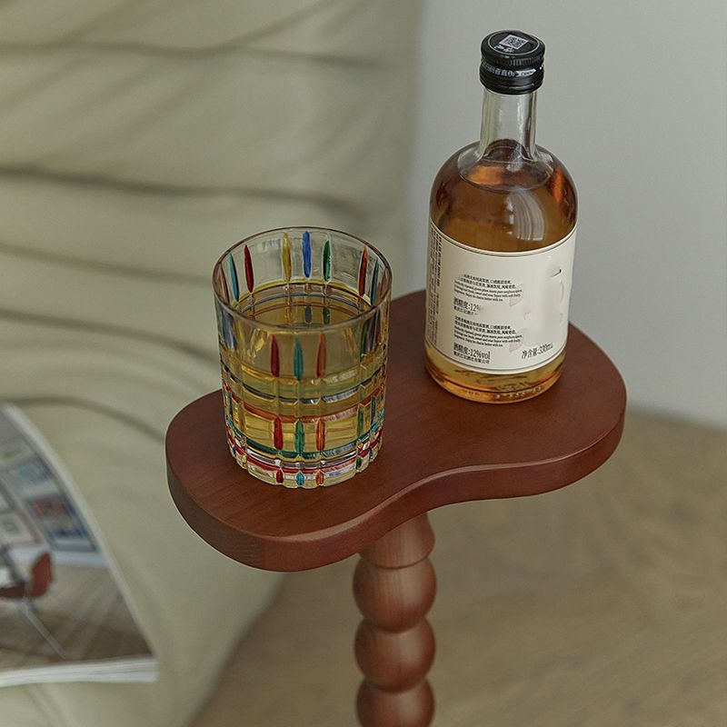 Traditional Wood End Table Sled Black/Brown Side End Snack Table Clearhalo 'Coffee & Accent Tables' 'End & Side Tables' 'end_side_tables' 'furn' 'furn_end_side_tables' 'Furniture' 'Living Room Furniture' 1200x1200_7d30f7cd-6f84-410e-a5aa-08358092930a