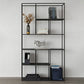 Industrial Metal Open Etagere Bookshelf Vertical Bookshelf for Office Clearhalo 'Bookcases' 'furn' 'furn_bookcases' 'Furniture' 'furniture_bookcases' 'kitchen' 'kitchen_bookcases' 'Living Room Furniture' 'Office Furniture' 1200x1200_7d363657-b2b1-465c-9fea-a80d0b841fea