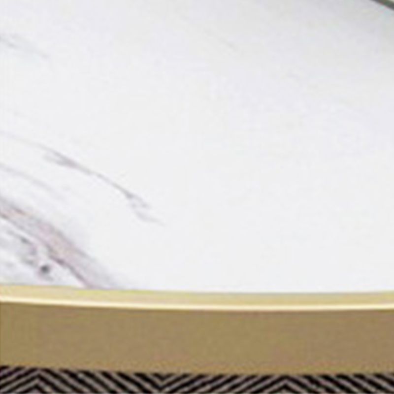 Metal Glam Fram Gold Base Coffee Table Stone Top Cocktail Table Clearhalo 'Coffee & Accent Tables' 'Coffee Tables' 'coffee_tables' 'furn' 'furn_coffee_tables' 'Furniture' 'Living Room Furniture' 1200x1200_7d36a568-b7c9-46c7-a795-a93ebc4a30c3
