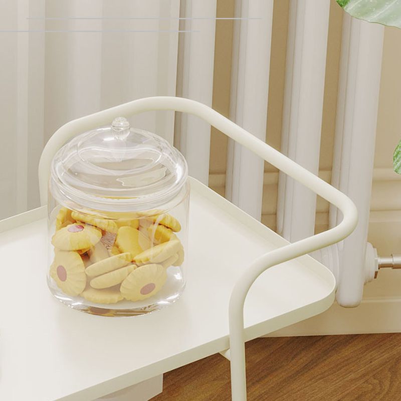 22"H Contemporary Corner Table Metal Double Tier Accent Side Table Clearhalo 'Coffee & Accent Tables' 'End & Side Tables' 'end_side_tables' 'furn' 'furn_end_side_tables' 'Furniture' 'Living Room Furniture' 1200x1200_7d36cb83-3916-44cd-9edf-2e786bc98f36